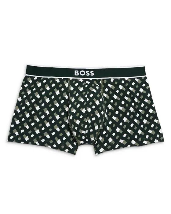 24 Cotton Blend Printed Trunks