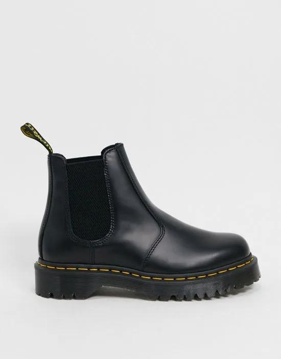 2976 Bex Chelsea Boots in Black Smooth