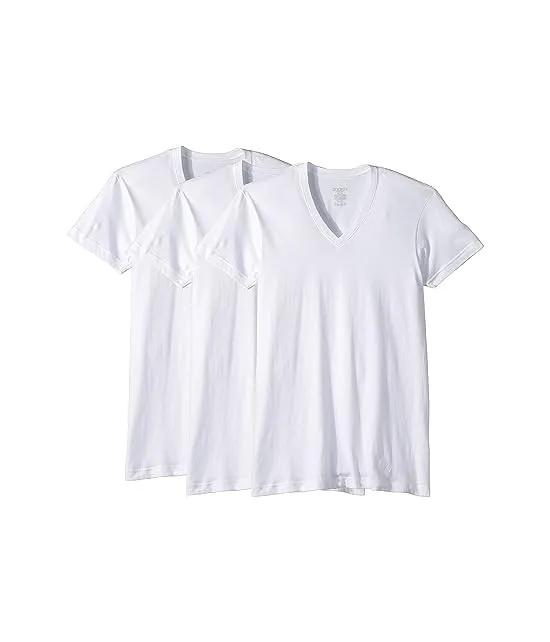3-Pack ESSENTIAL Slim Fit V-Neck T-Shirt
