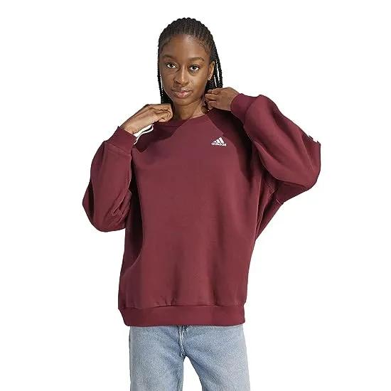 3-Stripes Fleece Oversize Sweatshirt