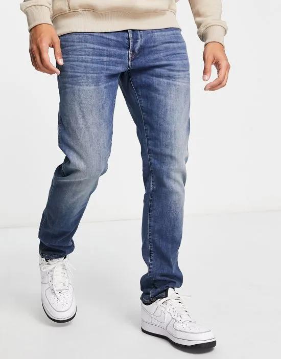 3301 slim fit jeans in mid blue