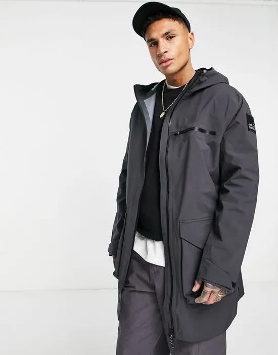 365 Fearless parka jacket in gray