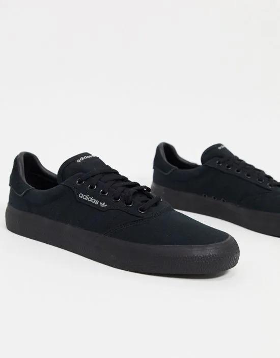 3MC sneakers in triple black