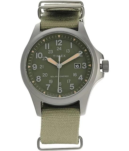 41 mm Expedition North Field Post Solar Recycled Fabric Strap Watch