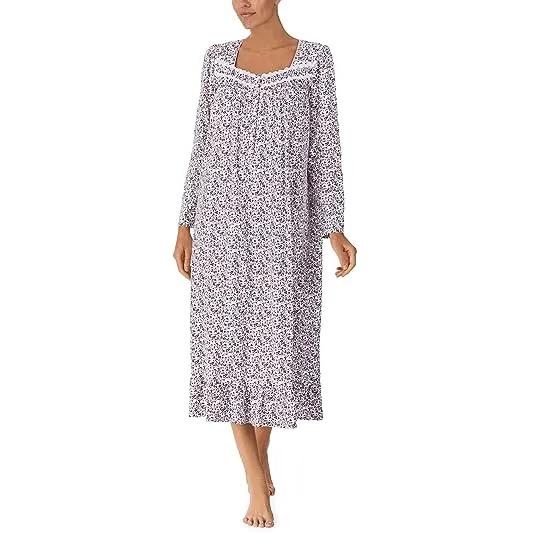 46" Long Long Sleeve Nightgown