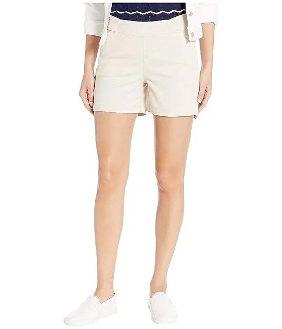 5" Gracie Pull-On Shorts in Twill