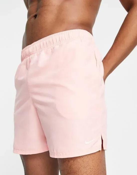 5 inch Volley shorts in pink