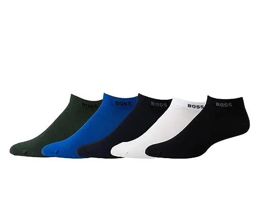 5-Pack Uni Color Ankle Socks
