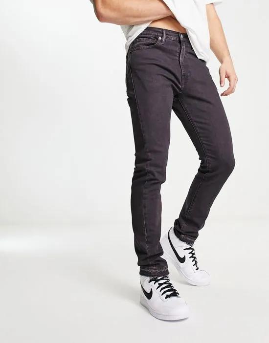 510 skinny jeans in dark purple