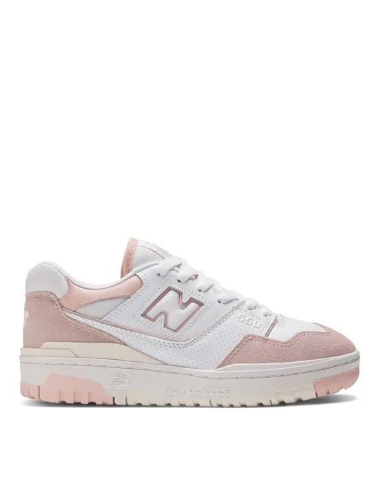 550 sneakers in pink and white