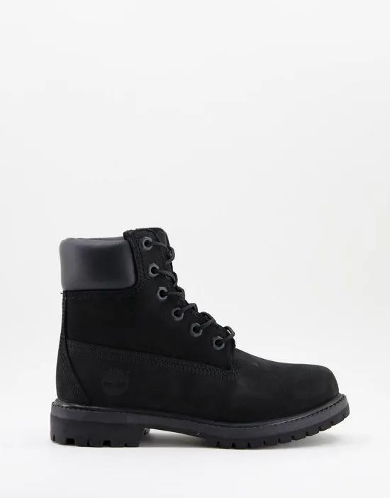 6 inch premium boots in black