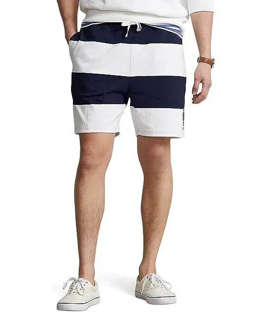 6" Polo Bear Striped Jersey Shorts