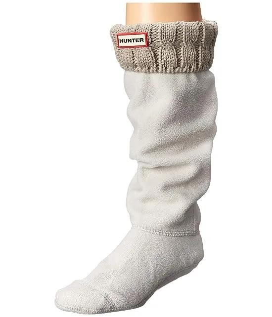 6 Stitch Cable Boot Sock