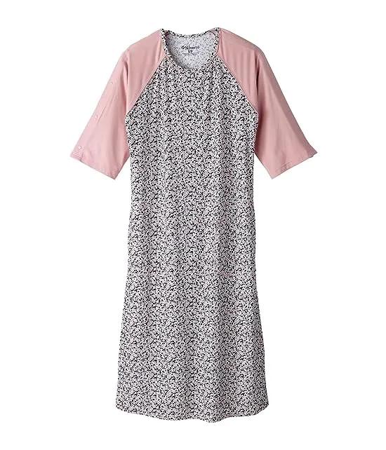 616 Side Snaps Recovery Nightgown