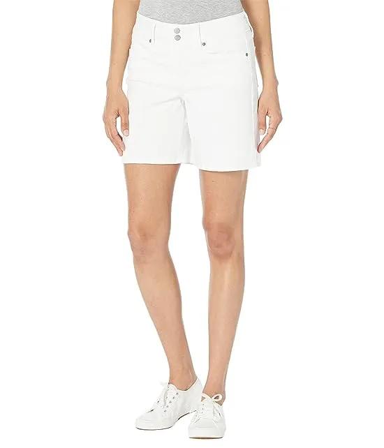 7" Roxanne Shorts in Optic White