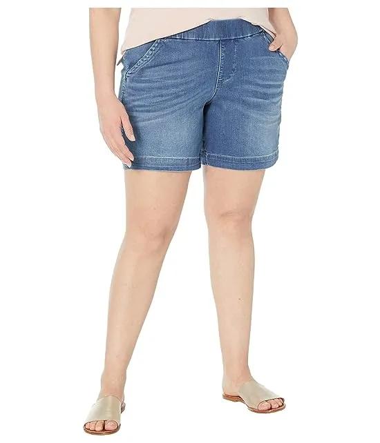 8" Plus Size Gracie Pull-On Shorts