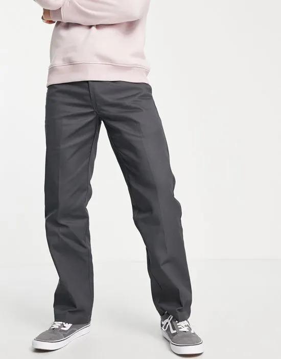 874 work pants in gray straight fit - GRAY