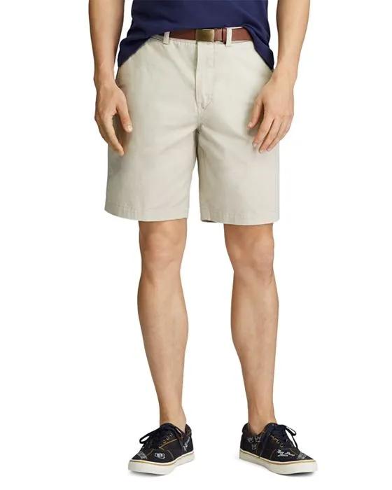 9.5-Inch Stretch Cotton Classic Fit Chino Shorts