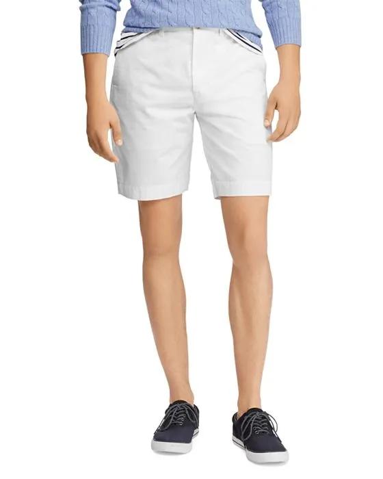 9.5-Inch Stretch Cotton Classic Fit Chino Shorts
