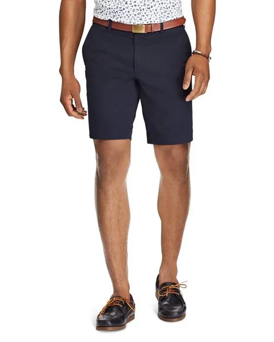 9.5-Inch Stretch Slim Fit Twill Shorts