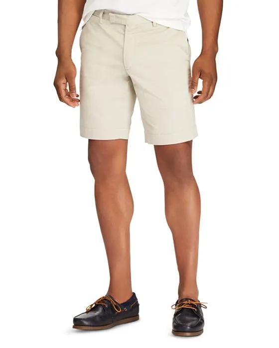 9.5-Inch Stretch Slim Fit Twill Shorts