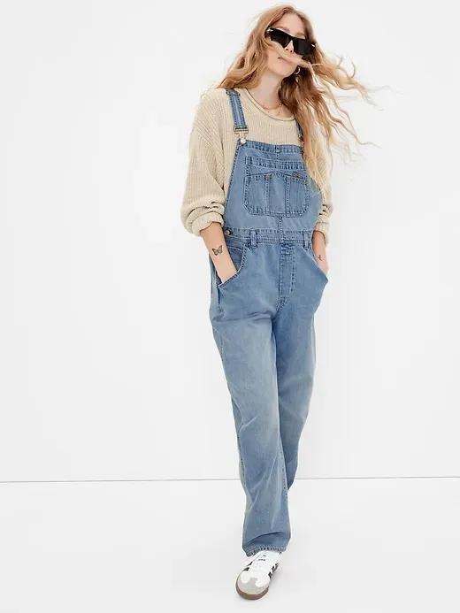 '90s Loose Overalls with Washwell