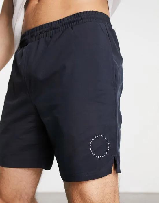 A Better Life Exists Active shorts in navy