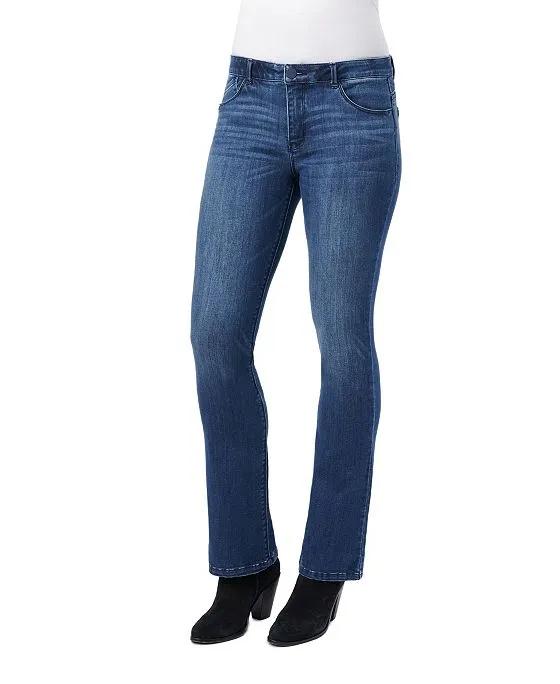 AB Solution Itty Bitty Mid Rise Boot Jeans