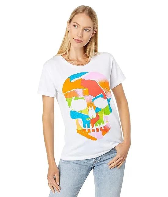 Abstract Skull Recycled Vintage Jersey Everybody Tee