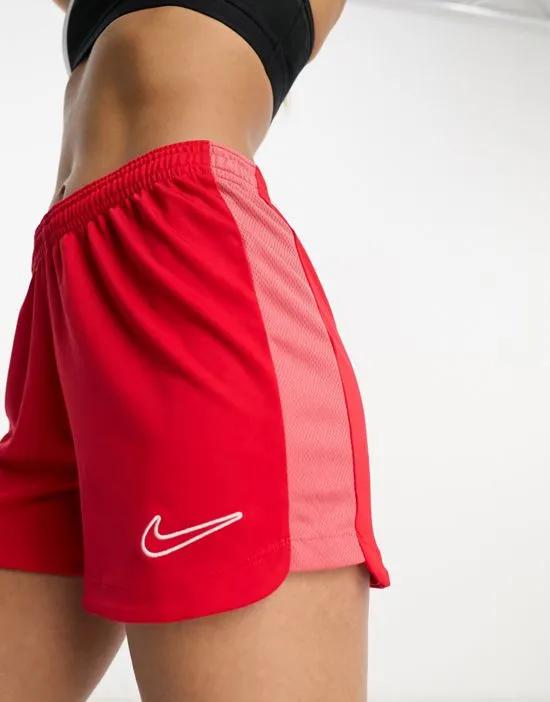 Academy Dri-FIT panel shorts in red