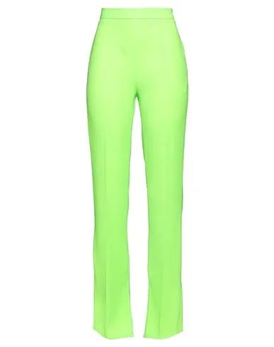 Acid green Cady Casual pants