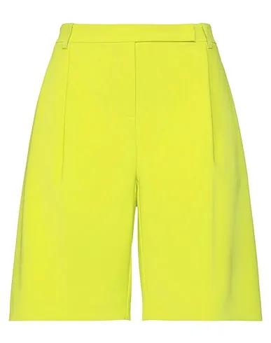 Acid green Crêpe Shorts & Bermuda