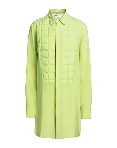 Acid green Crêpe Silk shirts & blouses
