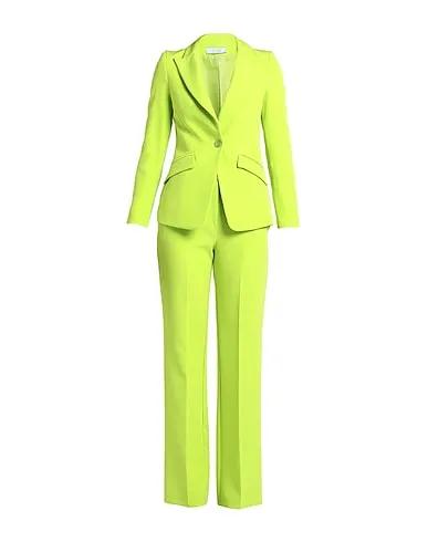 Acid green Crêpe Suit