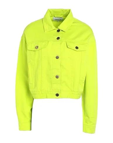Acid green Denim Denim jacket