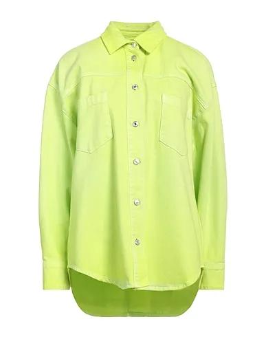 Acid green Denim Denim shirt
