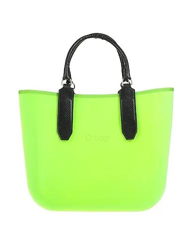 Acid green Flannel Handbag