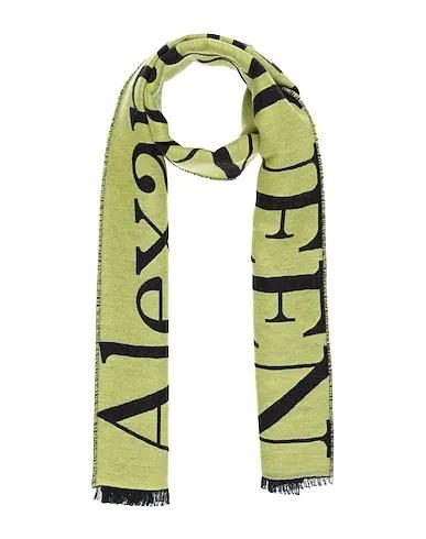 Acid green Flannel Scarves and foulards