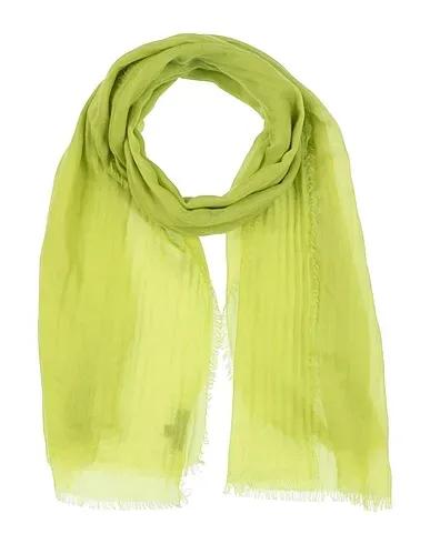Acid green Gauze Scarves and foulards