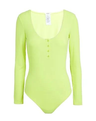 Acid green Jersey Lingerie bodysuit