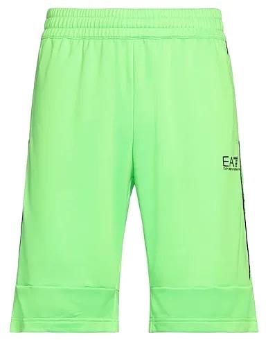 Acid green Jersey Shorts & Bermuda