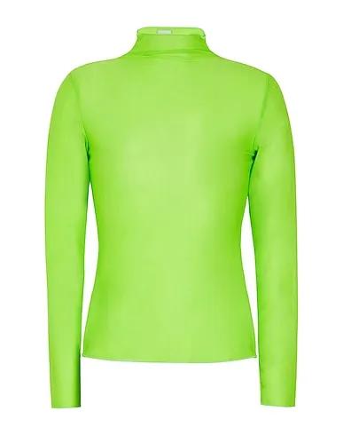 Acid green Jersey T-shirt MESH SECOND SKIN TOP