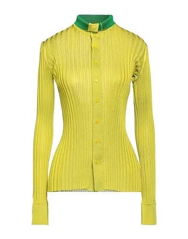 Acid green Knitted Cardigan