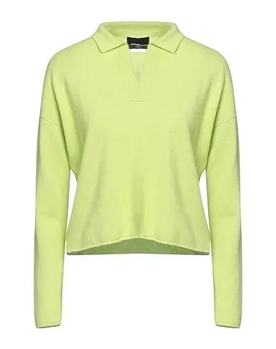 Acid green Knitted Cashmere blend