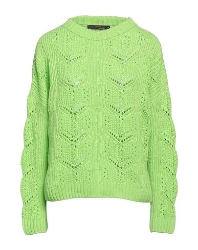 Acid green Knitted Cashmere blend