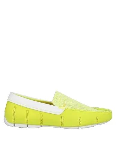 Acid green Knitted Loafers