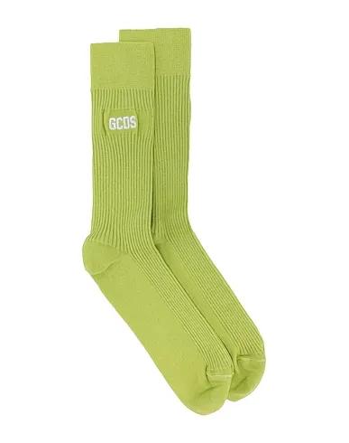 Acid green Knitted Short socks