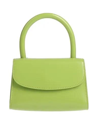 Acid green Leather Handbag