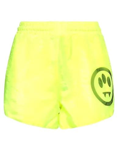 Acid green Organza Shorts & Bermuda