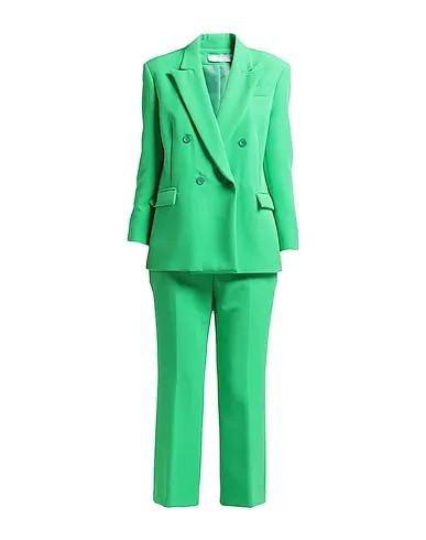 Acid green Plain weave Suit